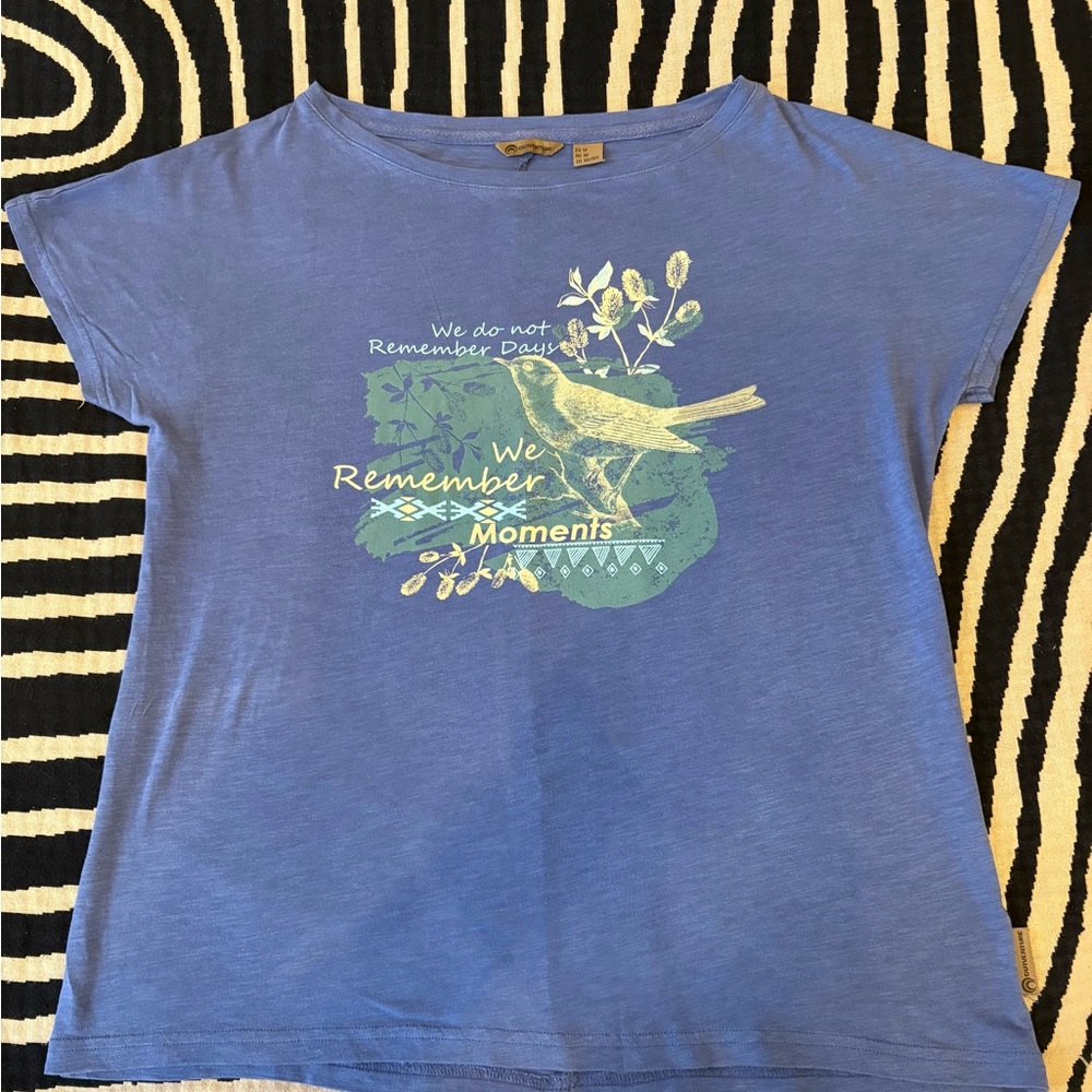 Blue Graphic women T-Shirt